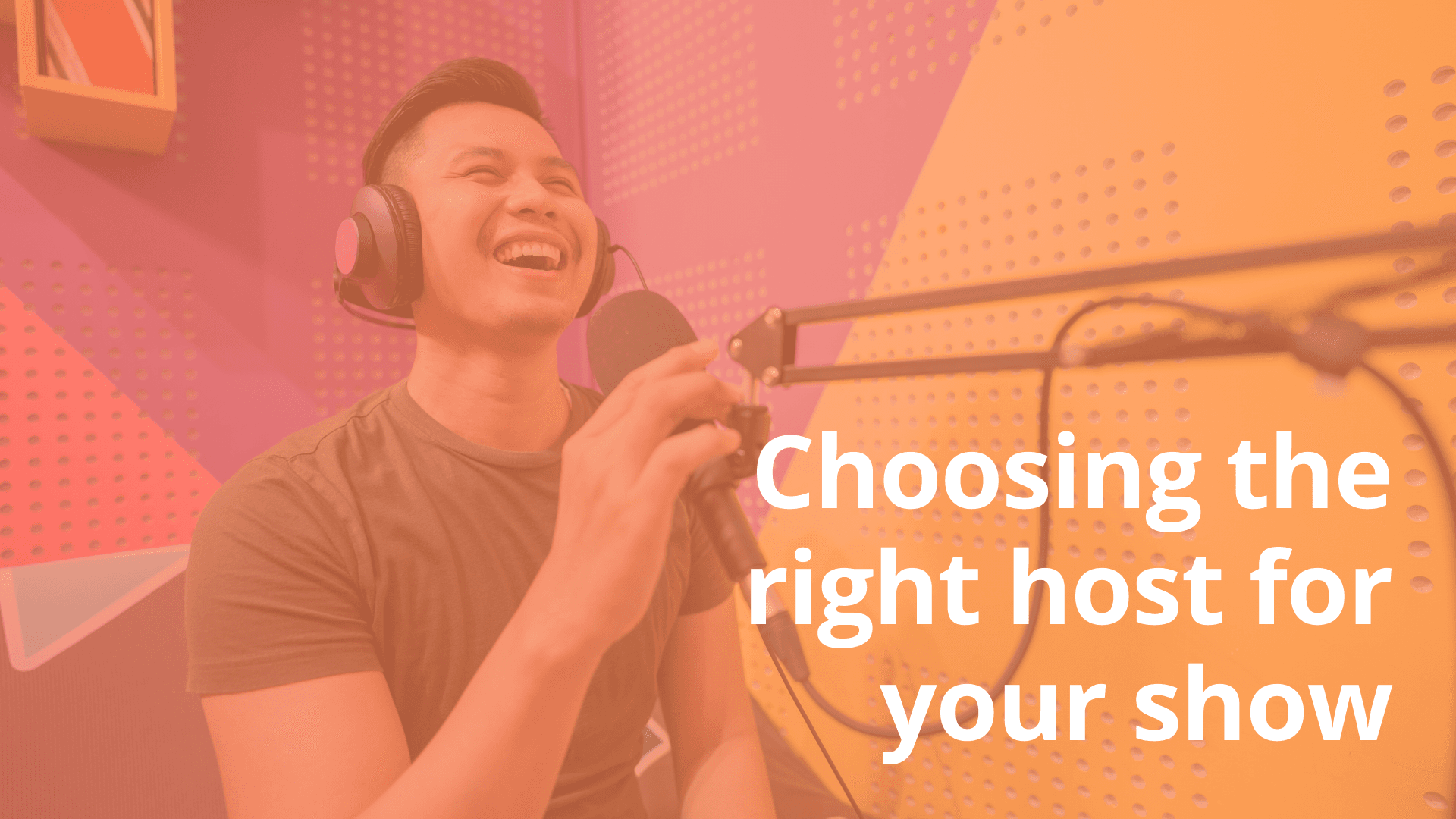 Lesson cover for Choosing the right host for your Business Talkshow.
