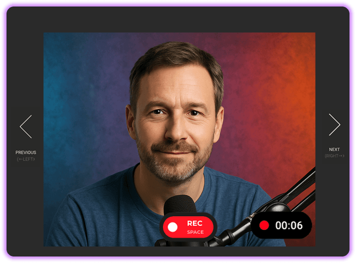 Spotlight recording preview